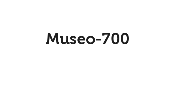 Museo-700 Logo