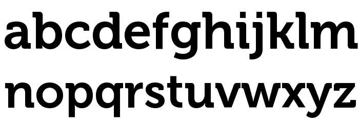 Museo-700 Font LOWERCASE