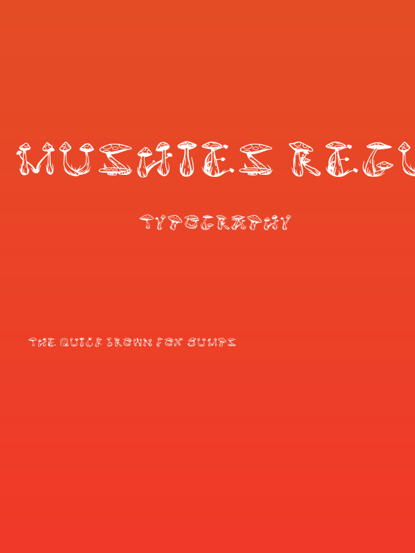 Mushies Regular Poster