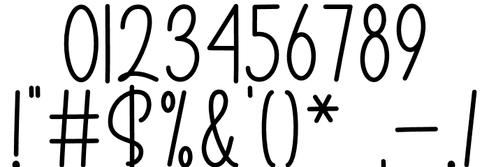 Mushrom Font OTHER CHARS