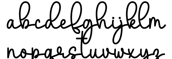 Mushrom Font LOWERCASE