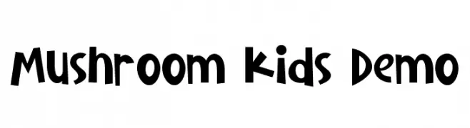 Mushroom Kids Demo  Fuentes Gratis Descargar