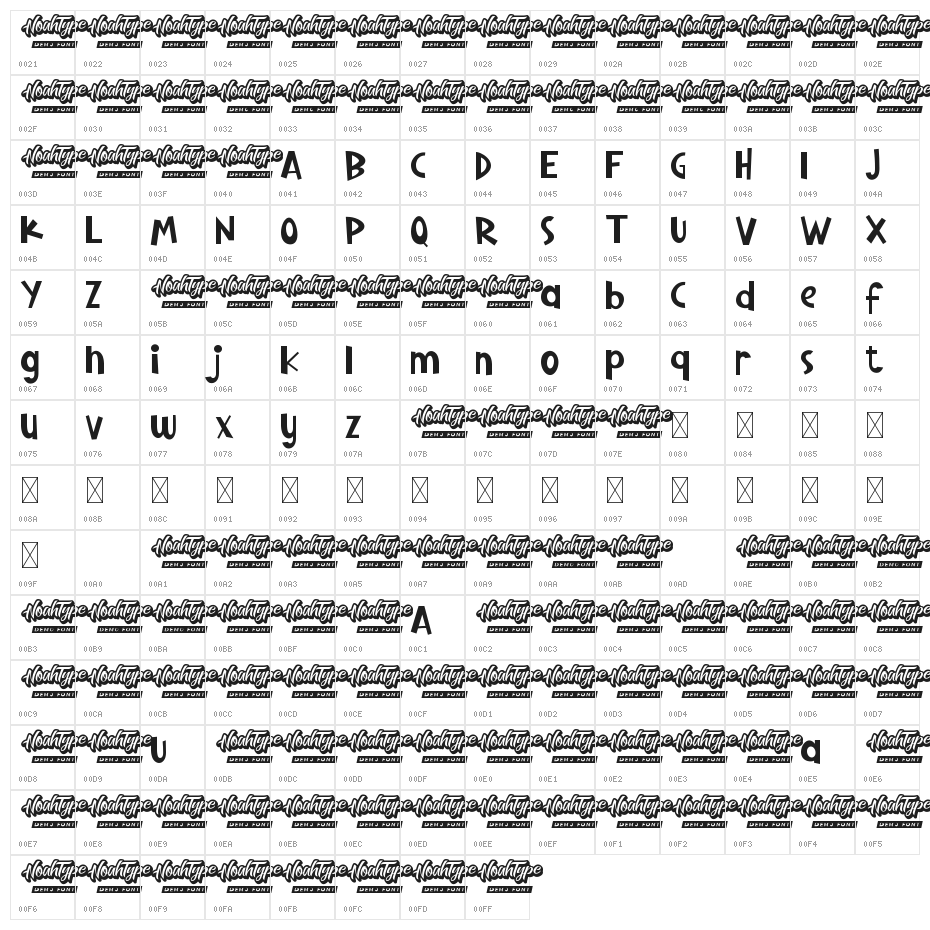 Mushroom Kids Demo Character Map