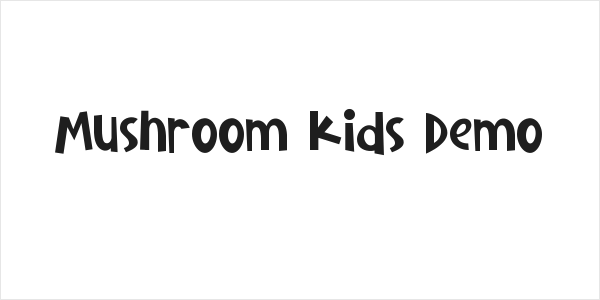 Mushroom Kids Demo Logo