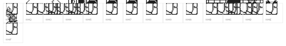 Mushroom Kingdom NBP Character Map