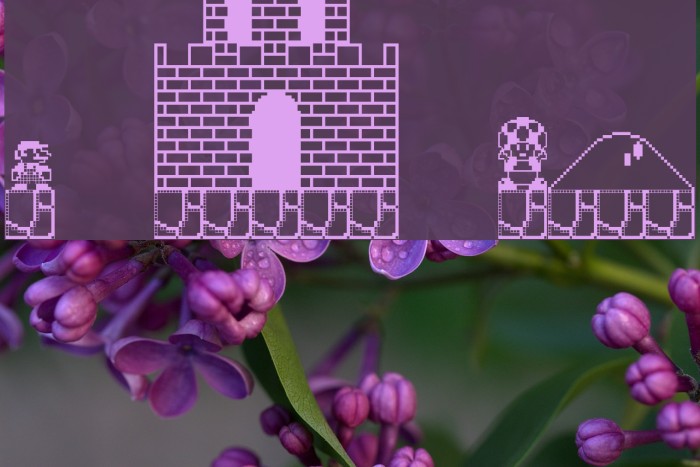 Mushroom Kingdom NBP Font examples