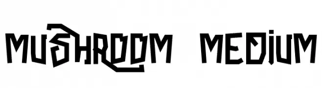Mushroom-Medium  Free Fonts Download