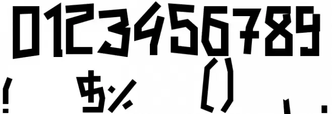 Mushroom-Medium Font OTHER CHARS