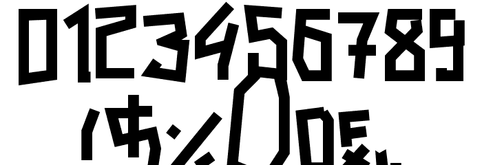 Mushroom-Medium フォント その他の文字