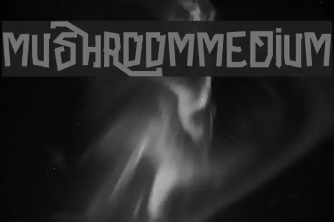 Mushroom-Medium Font examples