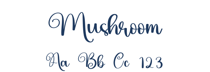 Mushroom Font Preview