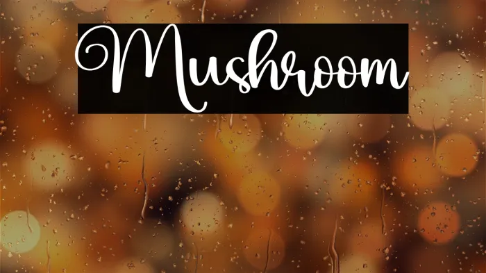 Mushroom Example 1