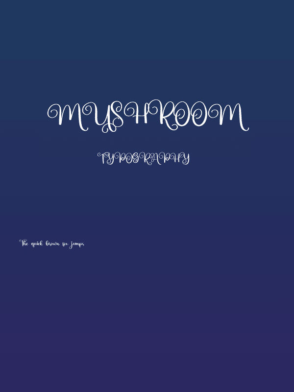 Mushroom Poster