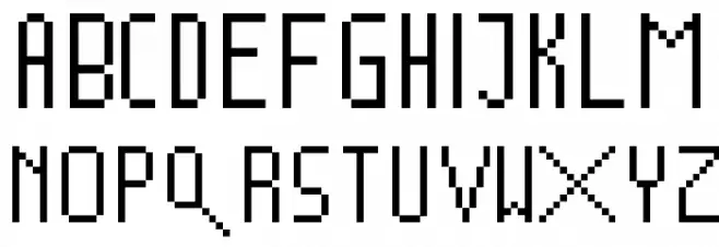 Mushroomfont2 خط أحرف كبيرة