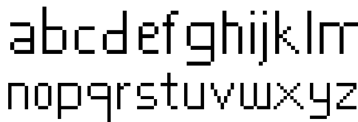 Mushroomfont2 Font LOWERCASE