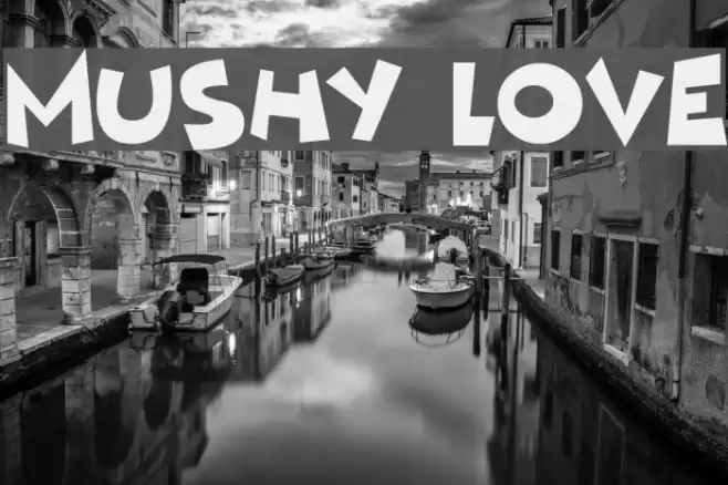 Mushy Love Font examples