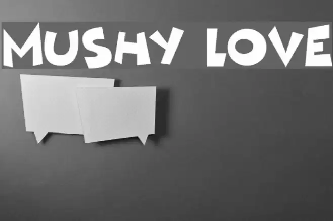 Mushy Love Font examples