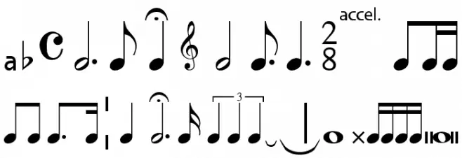 MusiSync Font Litere mici