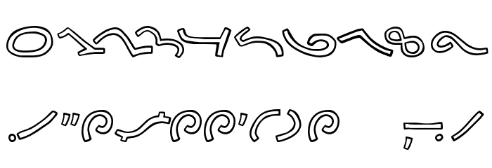 Music DBZ Font OTHER CHARS