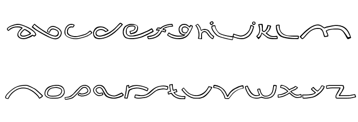 Music DBZ Font LOWERCASE