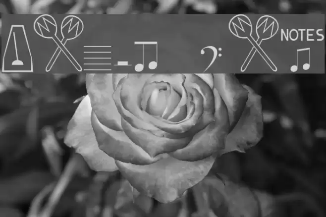 Music Fun Font examples