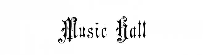 Music Hall  Fuentes Gratis Descargar