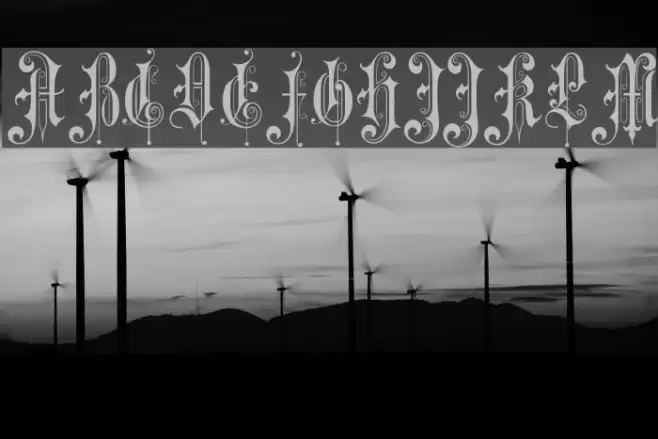 Music Hall Font examples