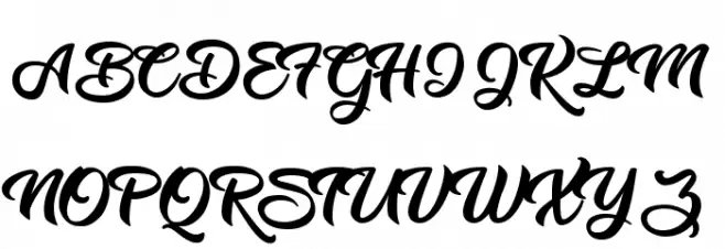 Music Magic Personal Use Regular Font UPPERCASE