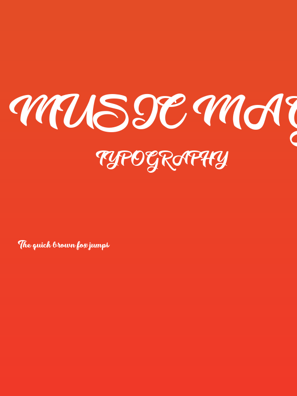 Music Magic Personal Use Regular Poster