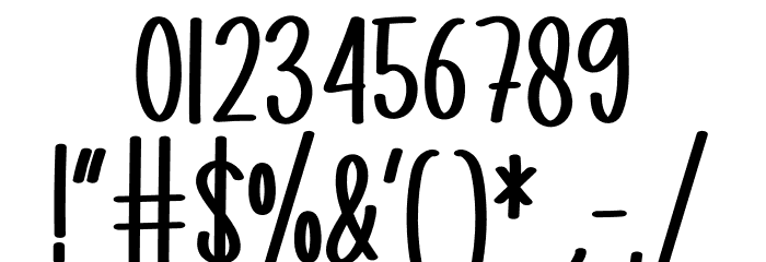 Music Stars Font OTHER CHARS