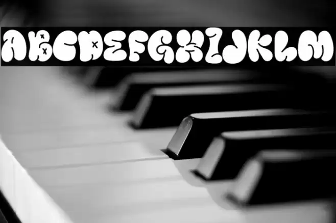 Music Vibes Font examples