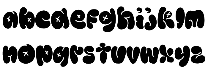 Music Vibes Font LOWERCASE