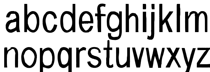 Music for empty apartments Font LOWERCASE