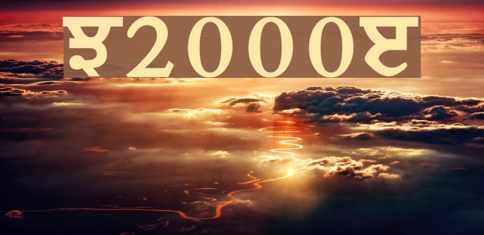 Music2000J Font examples