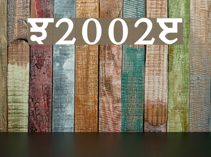 Music2002J Font examples