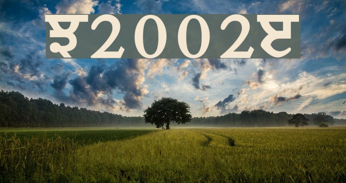 Music2002J Font examples