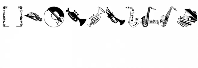 MusicInstruments Font OTHER CHARS