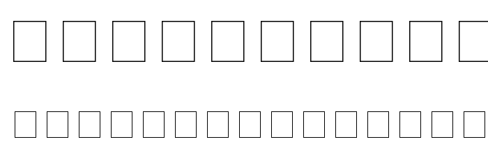 MusicalSymbols Font OTHER CHARS