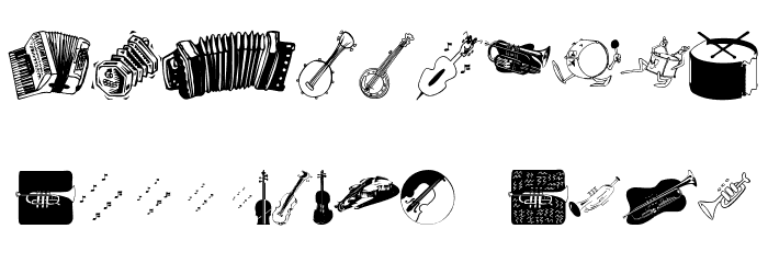 MusiciansFriends Font OTHER CHARS