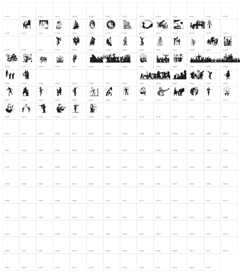 MusiciansTwo Character Map