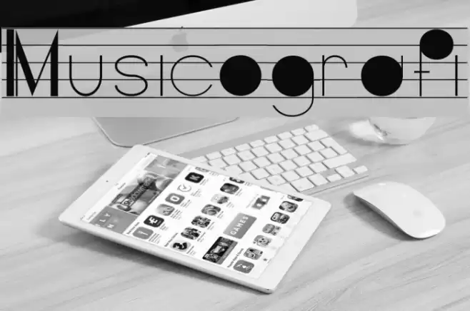 Musicografi Font examples