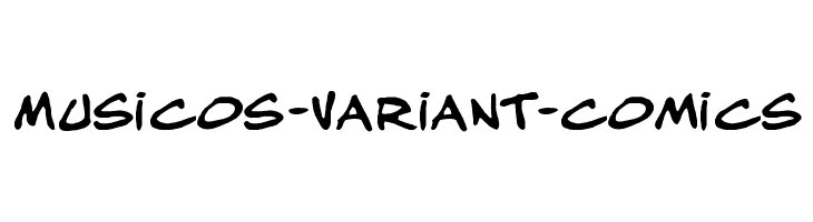 Musicos-variant-comics  Fuentes Gratis Descargar