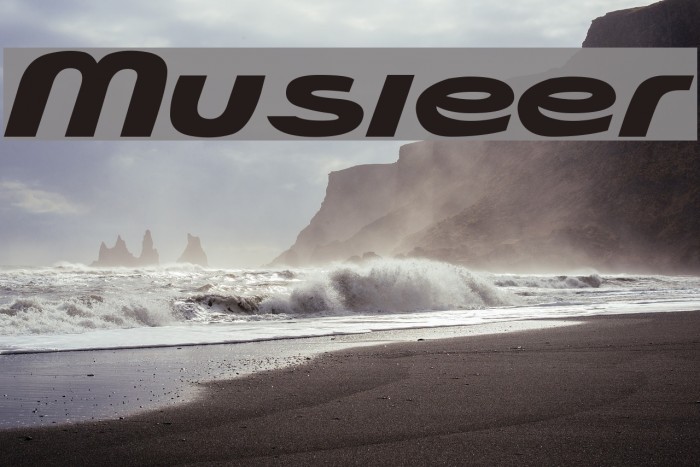 Musieer Font examples