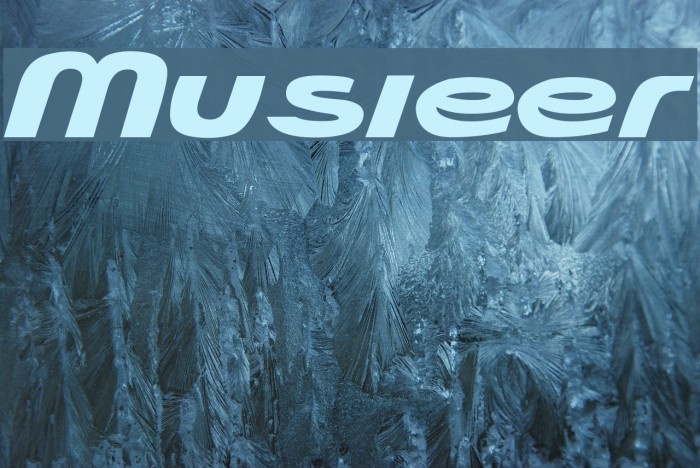 Musieer Font examples