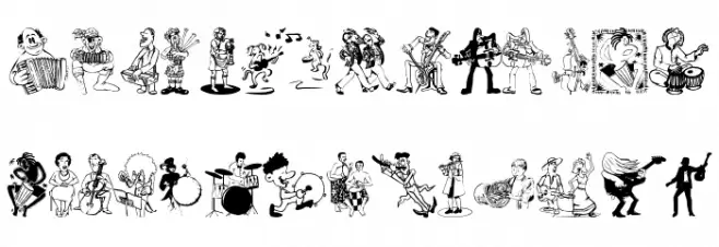 Musikantenstadel Caratteri MAIUSCOLE
