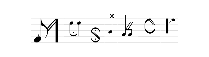 Musiker  नि: शुल्क फ़ॉन्ट्स डाउनलोड