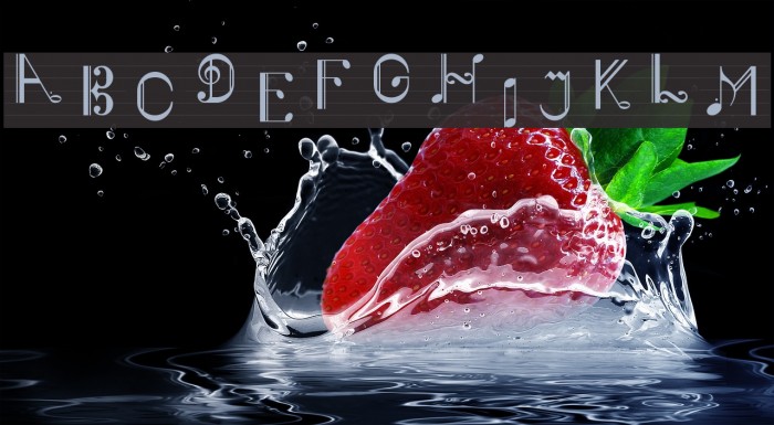 Musiker Font examples