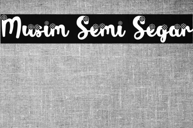 Musim Semi Segar Fonte examples