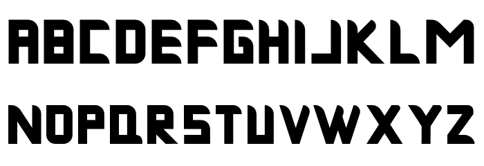 Musk Night Bold Font LOWERCASE