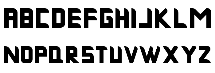 Musk Night Bold Font LOWERCASE